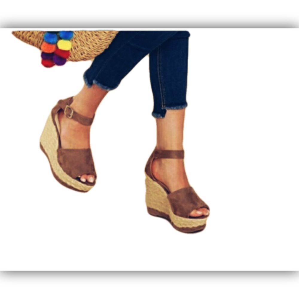 TAUPE SUNSHINE ESPADRILLE - Picture 3 of 4